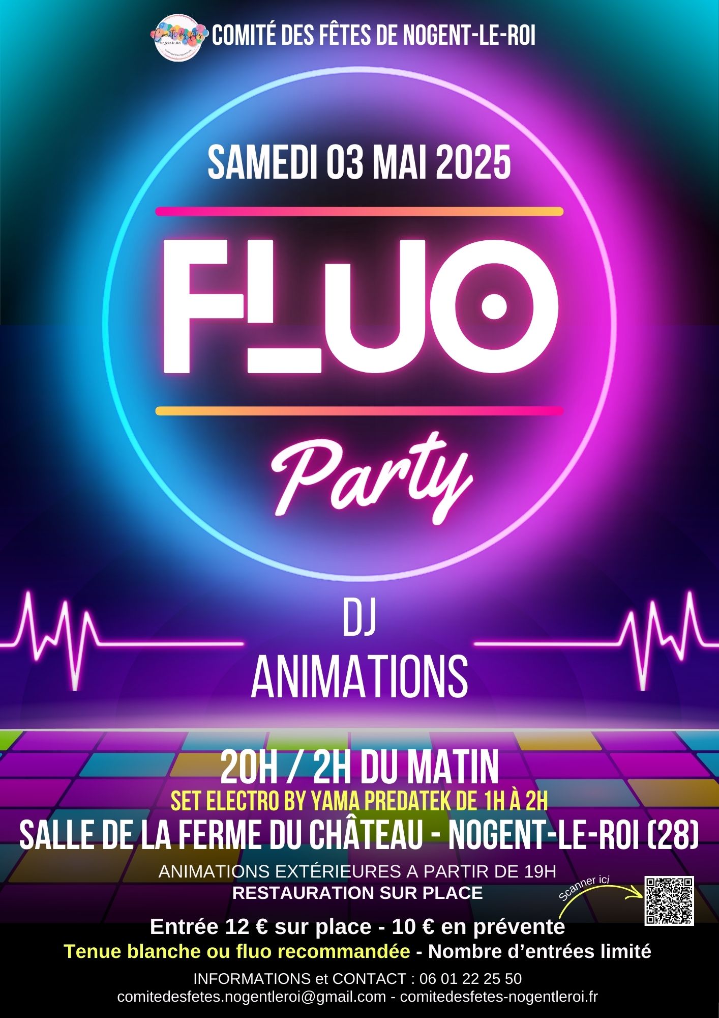 FLUO PARTY NOGENT LE ROI 2025